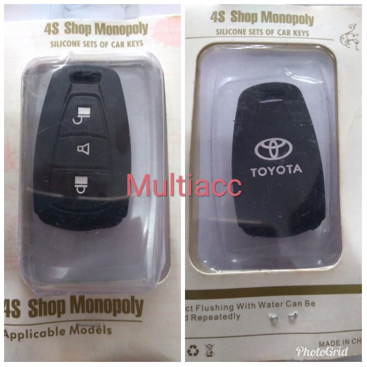 Casing Silicon / Silikon Kunci Remote Toyota Agya