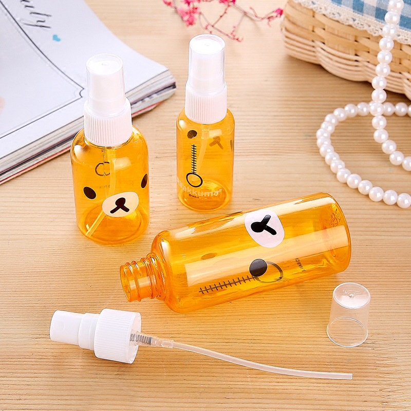 [Harga Grosir]Botol Semprot Mini Isi Ulang Bahan Plastik Transparan Dengan Kait Untuk Parfum Alkohol Kosmetik Travel/Hot Sale