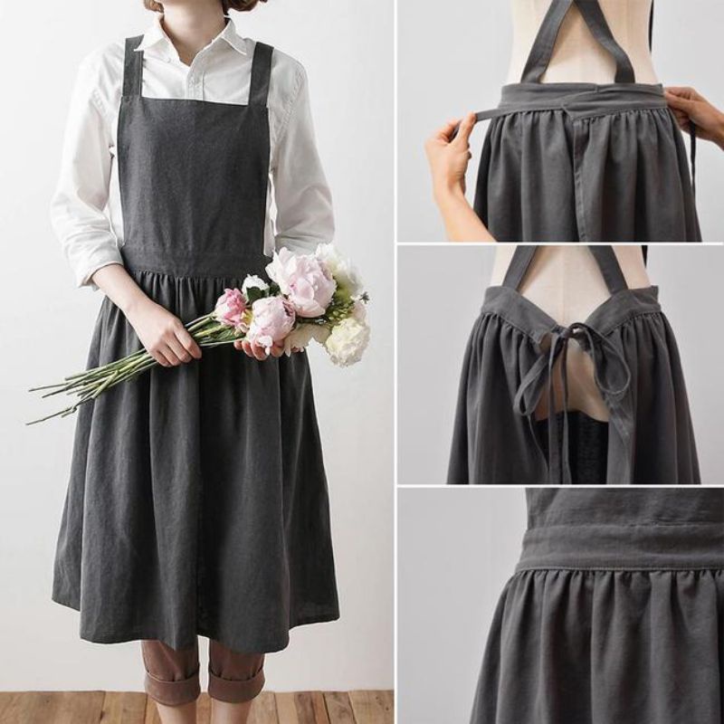 [READY STOCK]Vintage apron Korean Japan style aesthetic