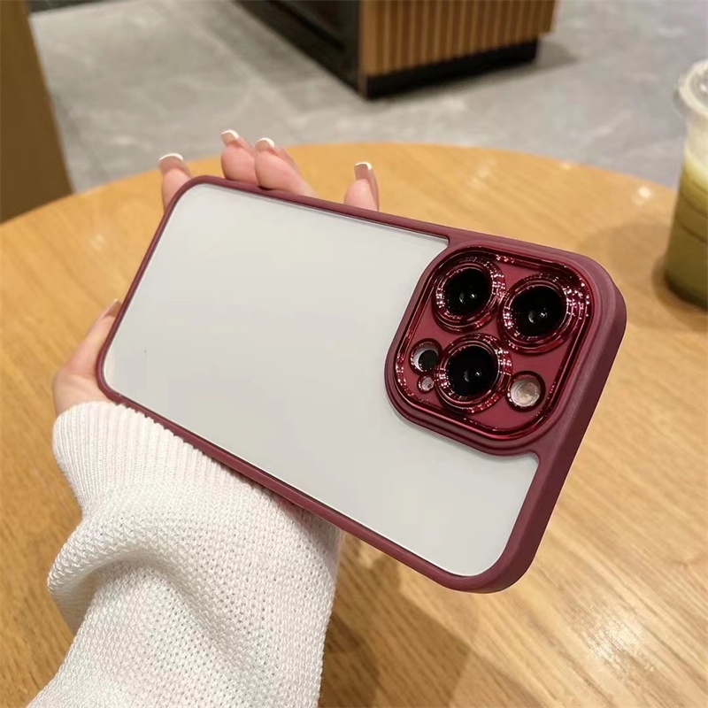Hard Case Bahan Akrilik Untuk iPhone 13 PRO MAX 12 PRO MAX 11 PRO MAX X XS MAX 6 Plus 7 Plus 8 Plus