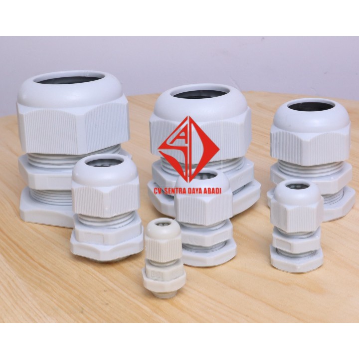 PG Nylon Cable Grand Putih PG-7 / PG7 Fort