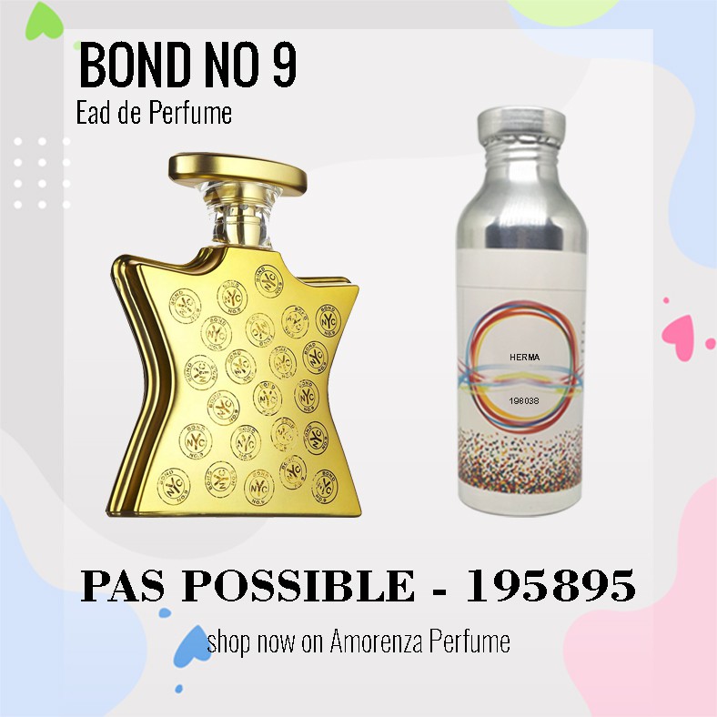 Bibit Parfum Murni B0ND NO.9 - PAS POSSIBLE Nica Fragrance 250ml Segel Pabrik