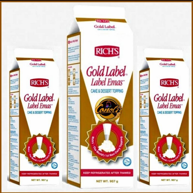 

RICHS GOLD LABEL Whipping Cream / Whipping Cream Rich's Gold Label