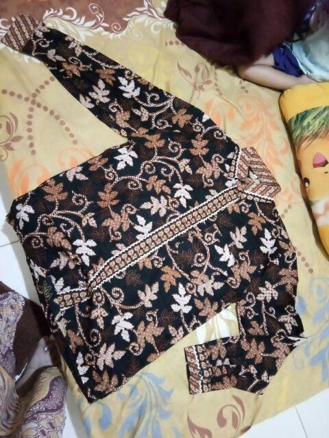 Terlaris Serut Genes Jelita Tunic Navbor Yelbor Whitbor Creambor Tunik Batik Modern Hrb030 Dolbi Dob