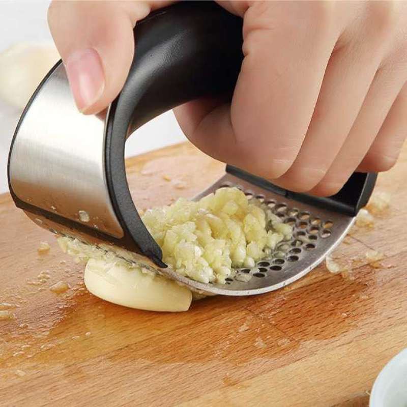 GARLIC PRESS CHOPPER STAINLESS STEEL PENGHANCUR PENGHALUS BAWANG PUTIH