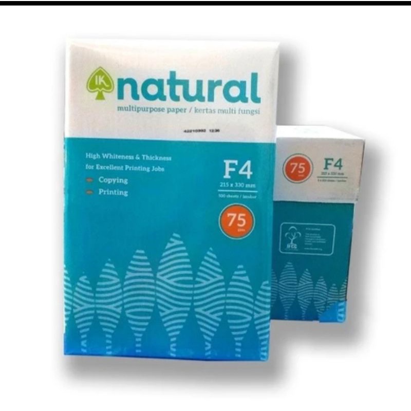 

HVS NATURAL F4 75gsm