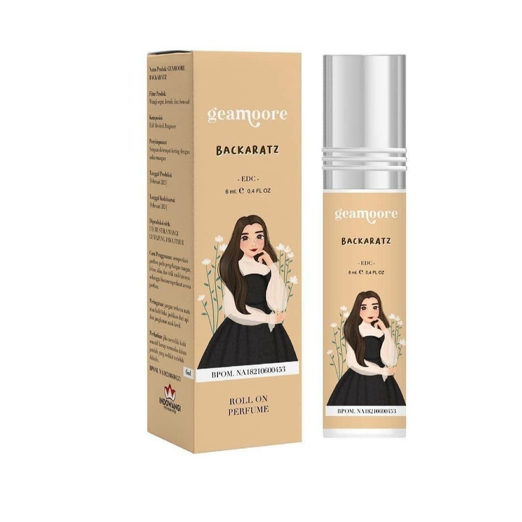 Geamoore Parfum Roll 6 ml 5 ml 30 ml Geamoore Geamore Inspired Perfume Pewangi badan Wewangian Roll on BPOM Original