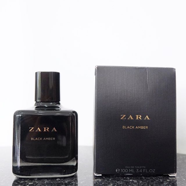 zara black amber parfum
