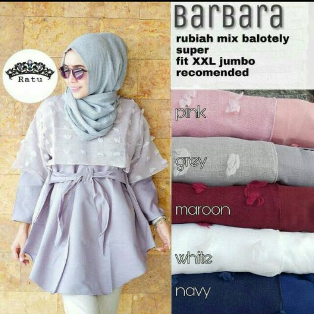 barbara rubiah / rubiah blouse / rubiah murah