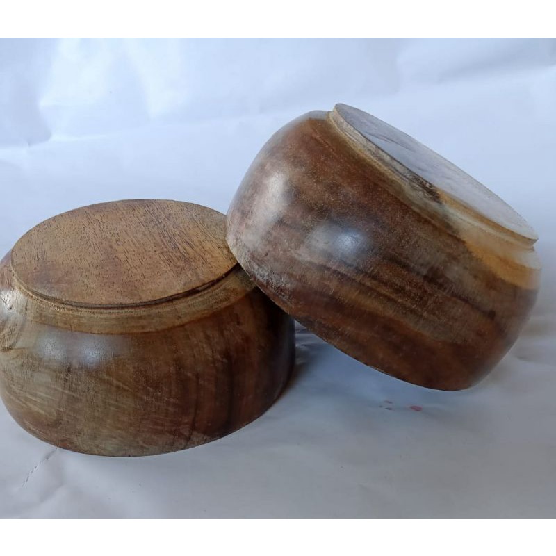 mangkok 8cm kayu akasia