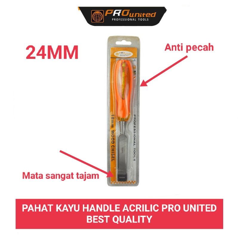 PAHAT / TATAH KAYU HANDLE ANTI PECAH PRO UNITED