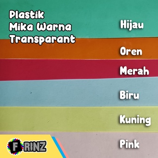 Jual Plastik Mika Jilid Transparant Warna A4 dan F4 Mika Film