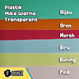 Jual Plastik Mika Jilid Transparant Warna A4 dan F4 Mika Film