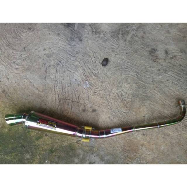 Knalpot KOU fulsystem Jupiter z Supra x Karisma vega Shogun