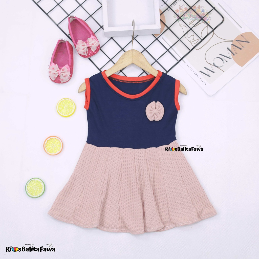 Dress Bilqis uk Bayi 3-18 Bulan / Dres Yukensi Murah Baby Baju Anak Perempuan Gaun Pesta Pakaian babycinnamon