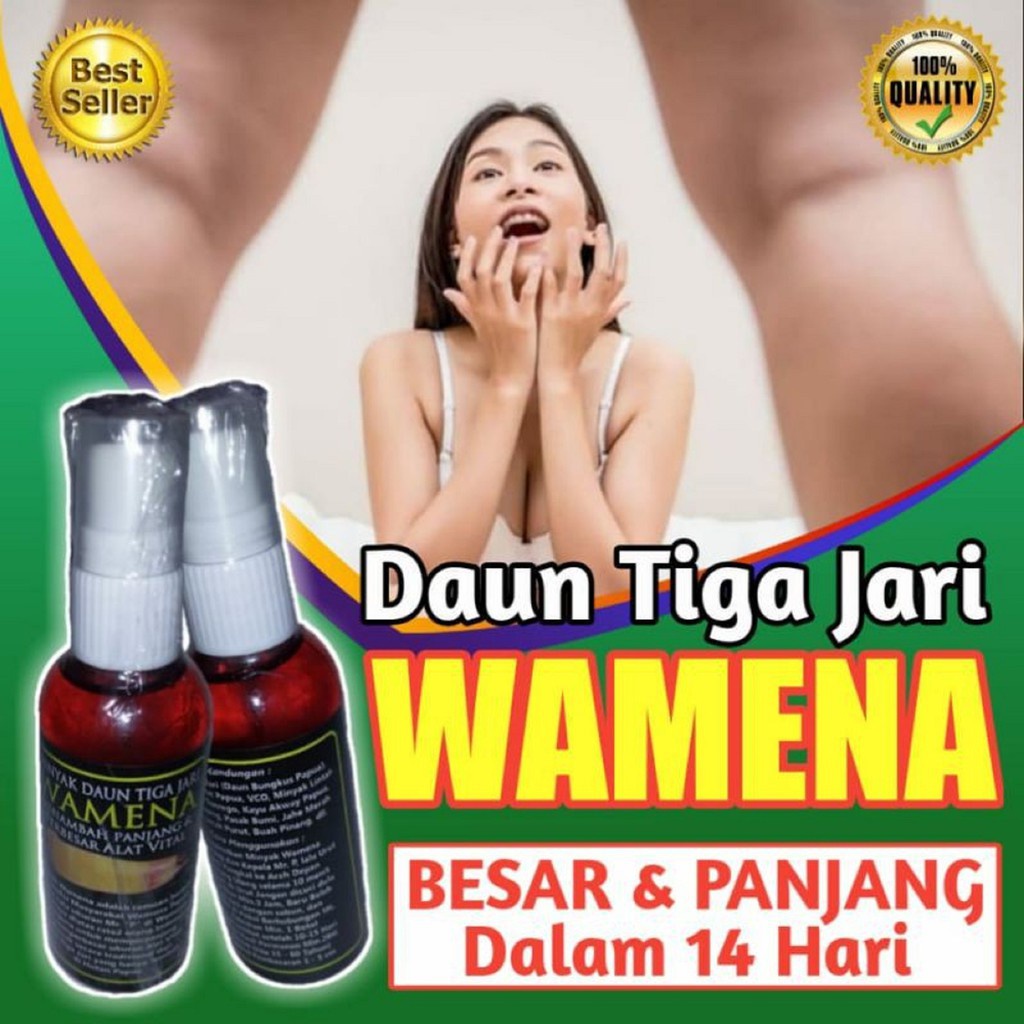 Minyak Wamena Asli Daun Tiga Jari - Minyak Wamena Original 100% Papua - Minyak Pembesar Mr P