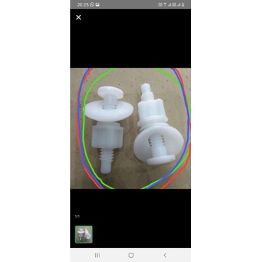 baut cover toilet duduk  toto