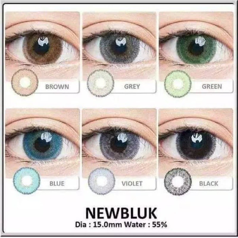 &lt;up.xx&gt; 15 mm - new bluk softlens - kontak lensa newbluk - lensa mata newbluk