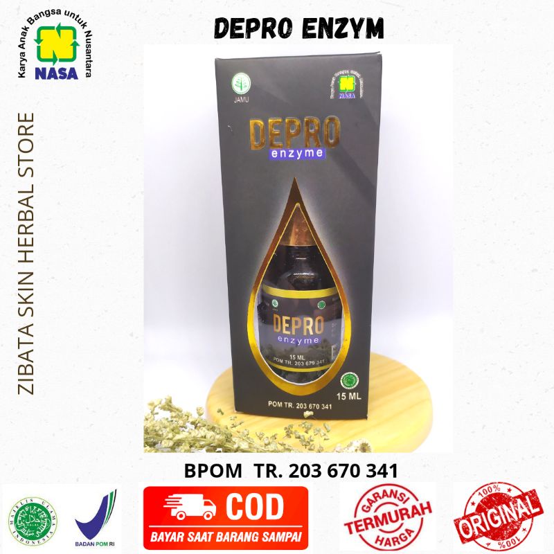 DEPRO ENZYM NASA 15ml ORIGINAL ( MENJAGA DAYA TAHAN TUBUH) HERBAL COVID
