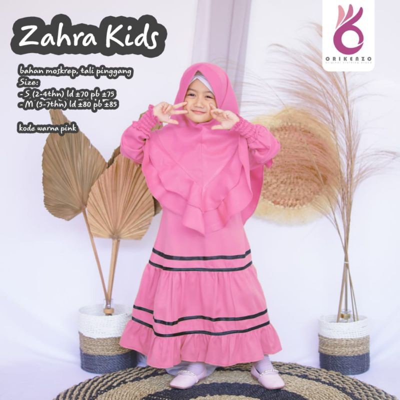 Gamis anak syari zahra kids
