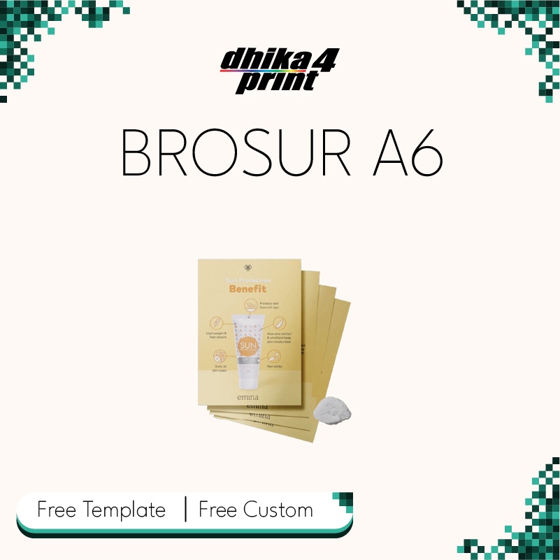 

Cetak Brosur A6 / Cetak Brosur Custom / Cetak Brosur per Rim