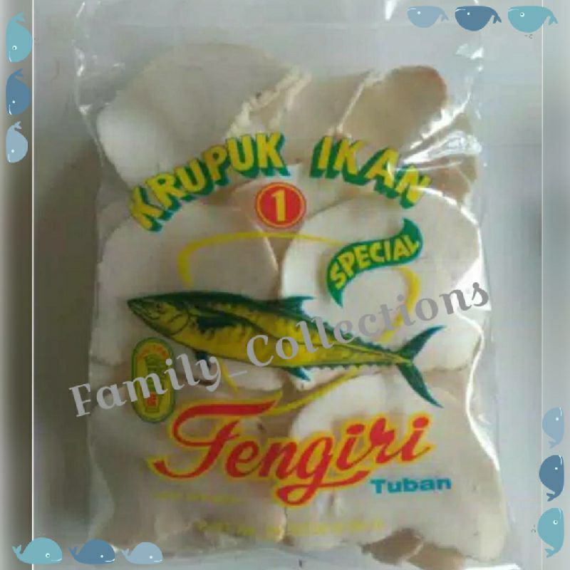 

Krupuk Mentah Ikan Tengiri Cap Guci Tuak 250gr Kerupuk Tuban