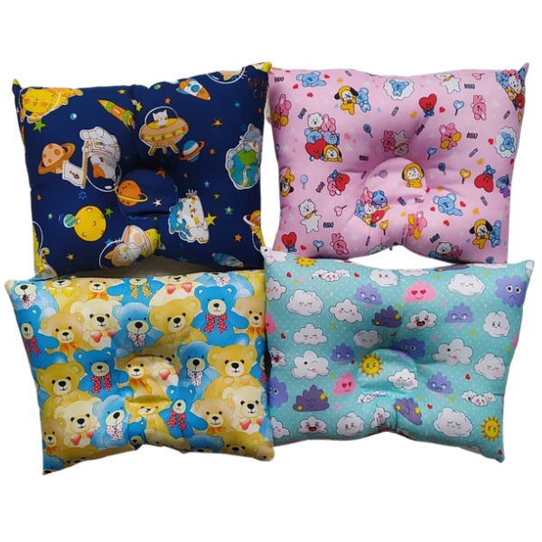 Bantal Bayi Anti Peyang Bantal Bayi Bantal Bayi karakter Lucu bantal motif random