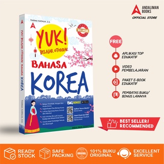 Buku BAHASA KOREA BEST SELLER-Yuk! Belajar Otodidak Bahasa Korea
