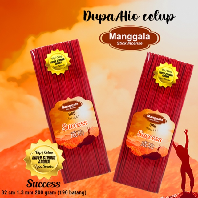 Dupa / Hio Wangi Success Manggala Stick Merah 32cm 200gr