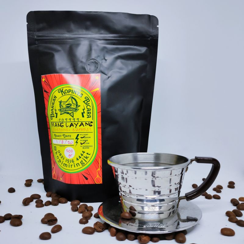 

Arabika MANGLAYANG NATURAL/200gr/Kopi/Kopimiring Jakarta/Enak/Murah