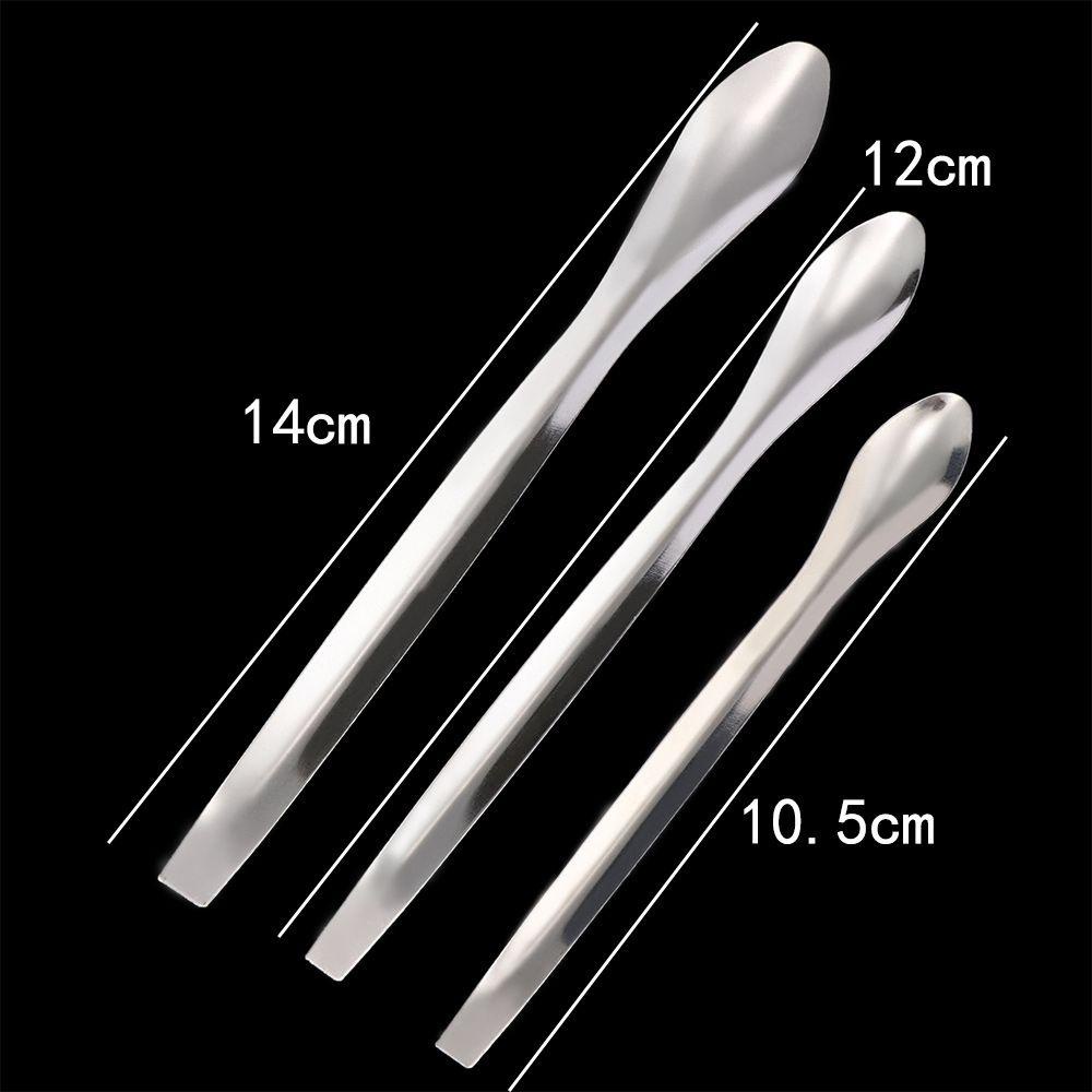 Rebuy Sendok Obat Medical Stainless Steel Perlengkapan Medis Sekop Kepala Satu