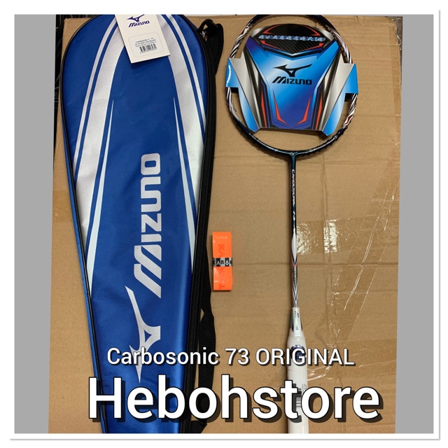 Raket Badminton MIZUNO CARBOSONIC 73 +Free tas +Grip ORIGINAL