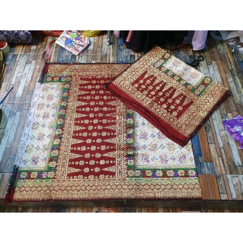 songket 3negeri original ,,bahan gebeng benang permata berlian