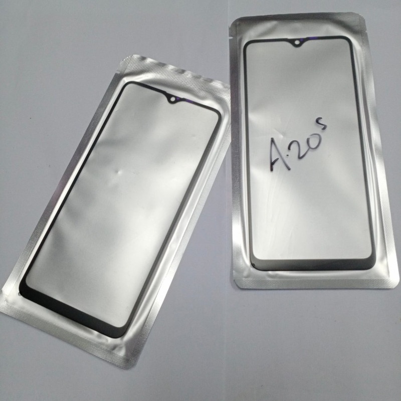 Kaca TouchScreen TS Layar Sentuh Glass LCD Kaca Depan LCD with Lem OCA Samsung A20s