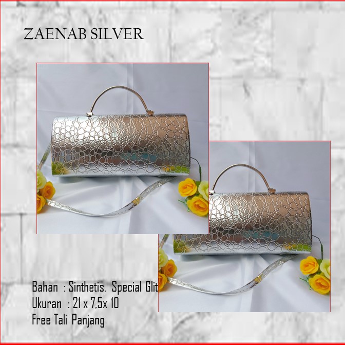 Tas Unik,Tas Elegan ,Tas Slempang,ZAENAB SILVER