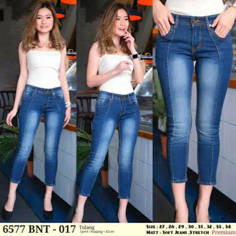 celana jeans wanita// celana panjang jeans// celana boyfrend// ceala wanita trend //SKYNI 7/9