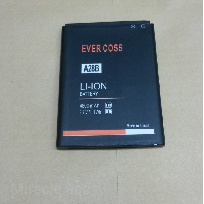 Baterai Evercoss A28B / Ori / Double Power / battrey / batrai hp