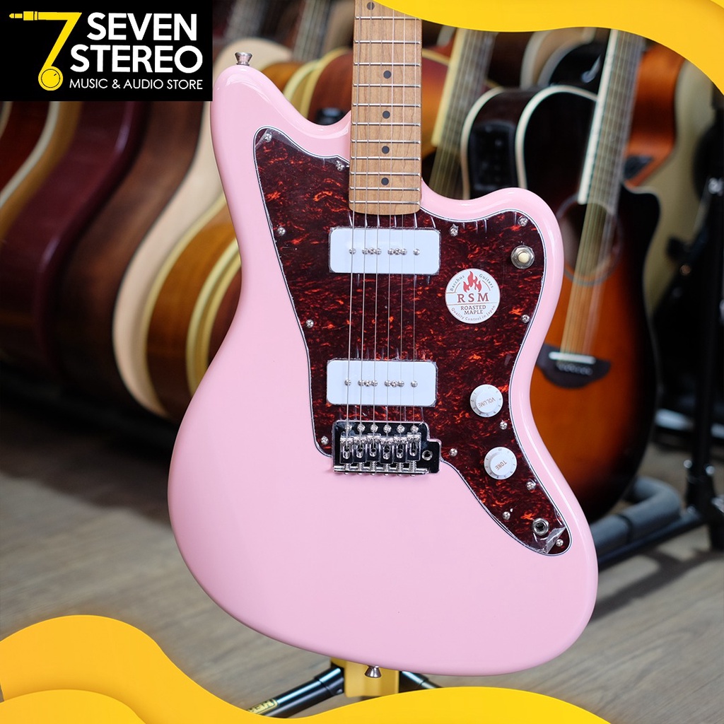 Bacchus BJM-1RSM BJM1RSM Jazzmaster Shell Pink Roasted Maple Neck