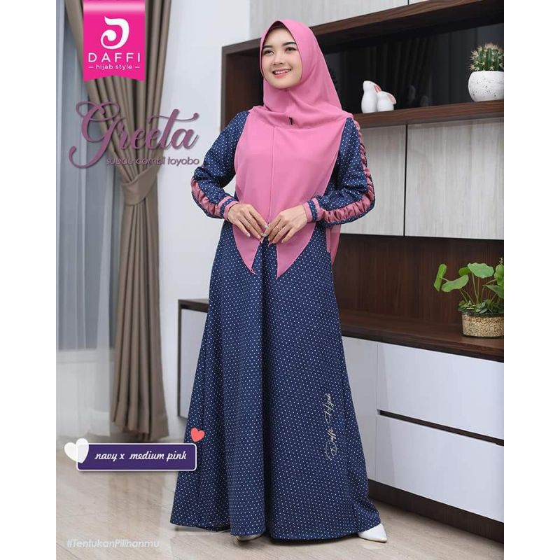 Gamis Greeta Daffi free masker senada