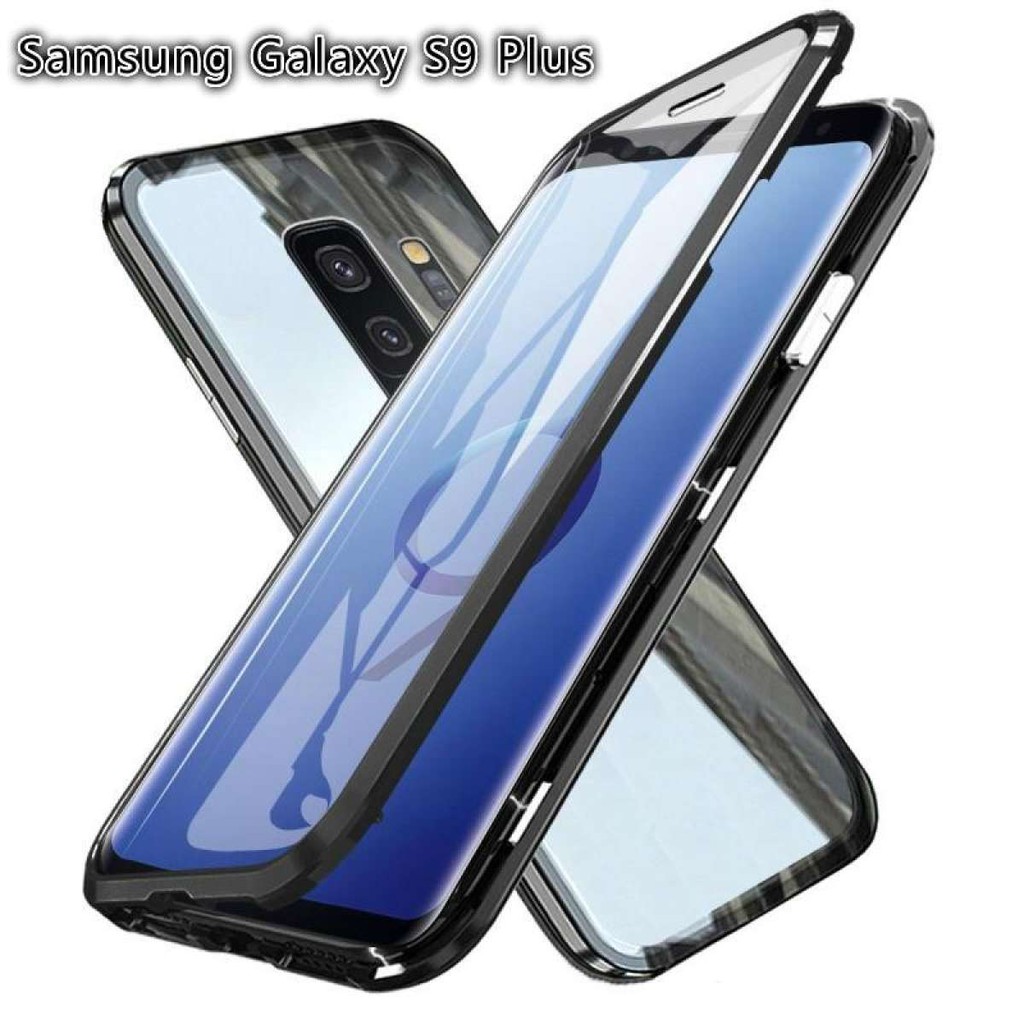 Premium Case Samsung S9 Plus - Casing Samsung S9 Plus Case Double Magnetic Cover