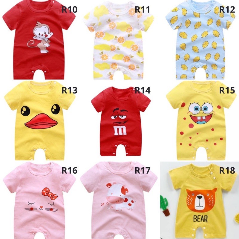 Romper Bayi Bahan100%catton Adem (SNI)