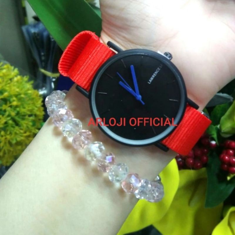 Jam tangan wanita fashion strap kanvas