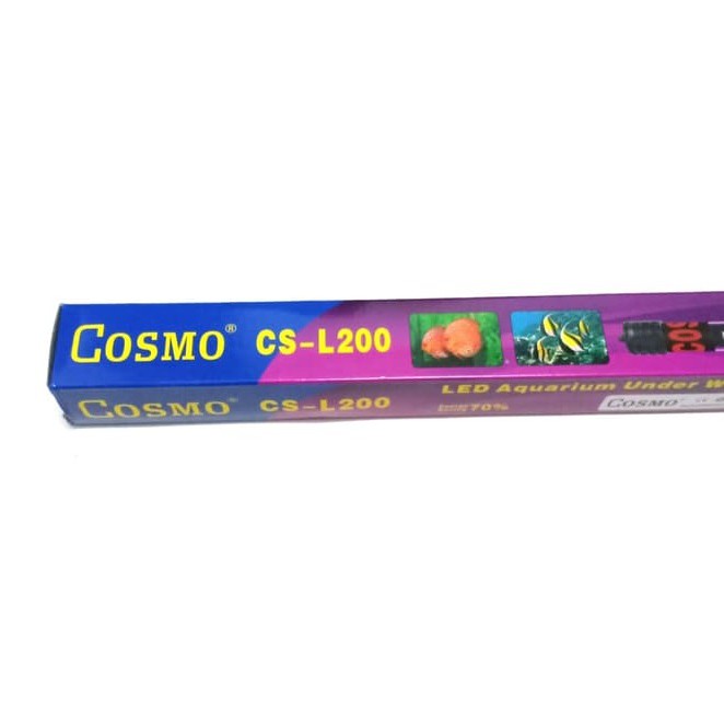 Lampu Celup Aquarium 20cm Cosmo CS-L200 LED Under Water Light 20 cm