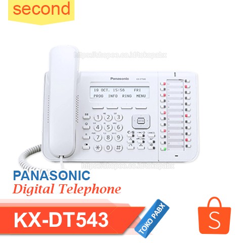KX-DT543 Telepon Digital Panasonic Large Display Second