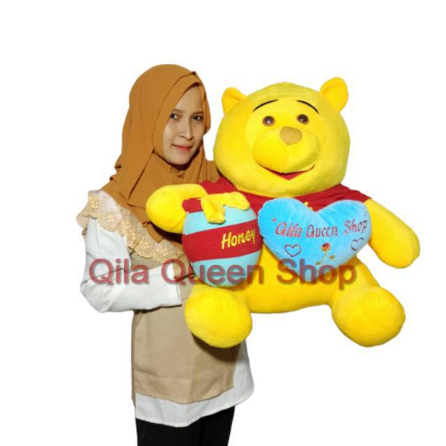 Boneka winnie the pooh jumbo MURAH BISA UKIR DAN CETAK