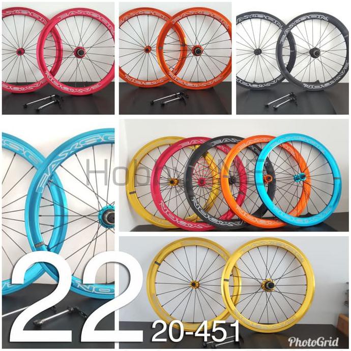 Faxson B&B Wheelset 22 Inchi 20-451 - Profile 40Mm - Dahon Tern Fnhon