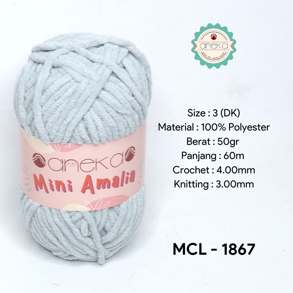 Benang Rajut Mini Amalia / Small Chenille Yarn - 1867