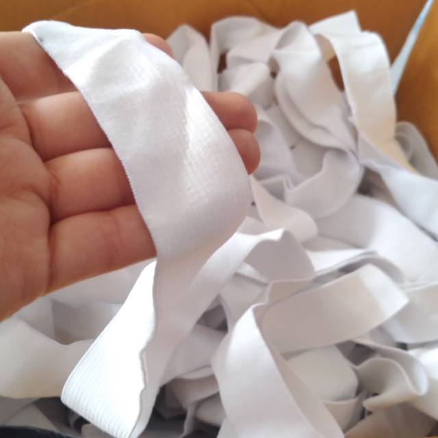 Karet elastis pinguin 3cm putih 15kg