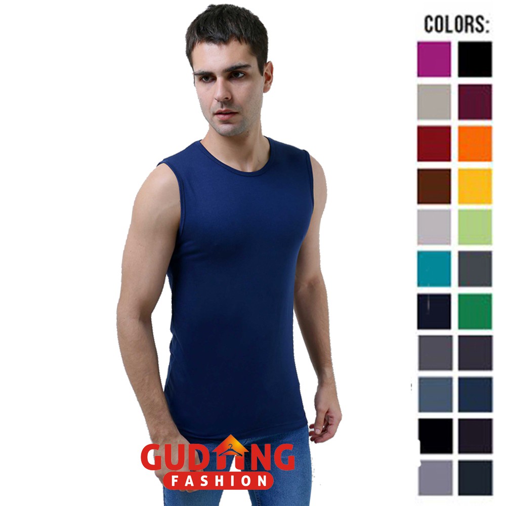 Singlet Pria Distro - Banyak Pilihan Warna (COMB)