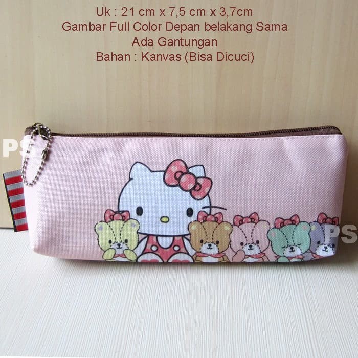 

Hello Kitty Pencil Case or Kotak Pensil Kanvas Type7
